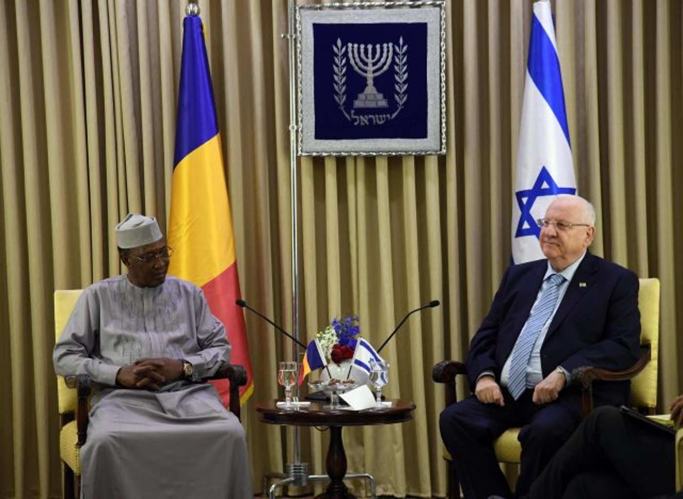 ריבלין לנשיא צ'אד: "שמחים לחדש את הקשר"