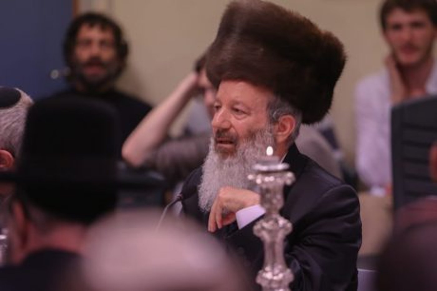 מרהיב: תיעוד מהטיש של האדמ"ור הציוני