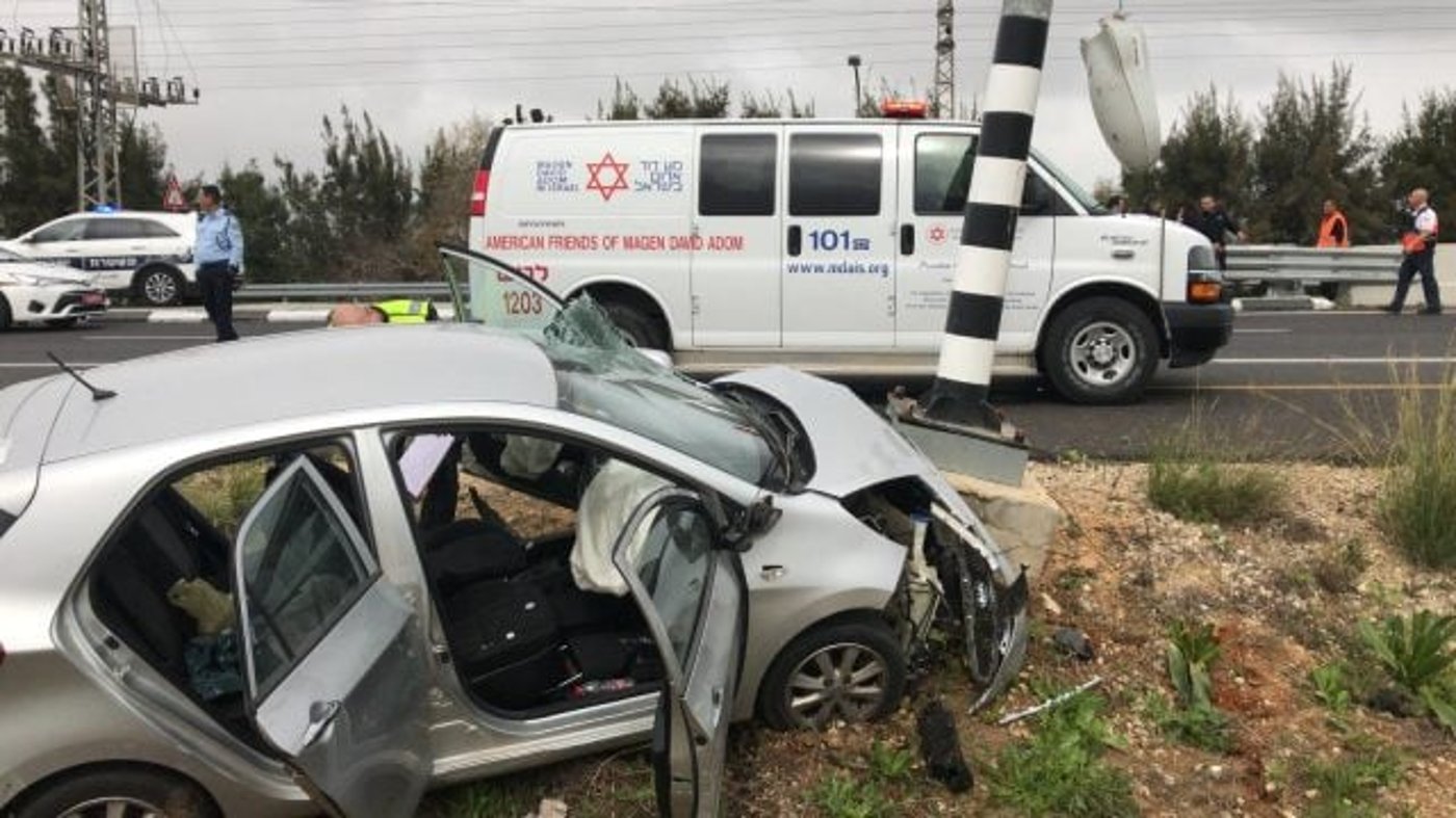 התאונה הבוקר
