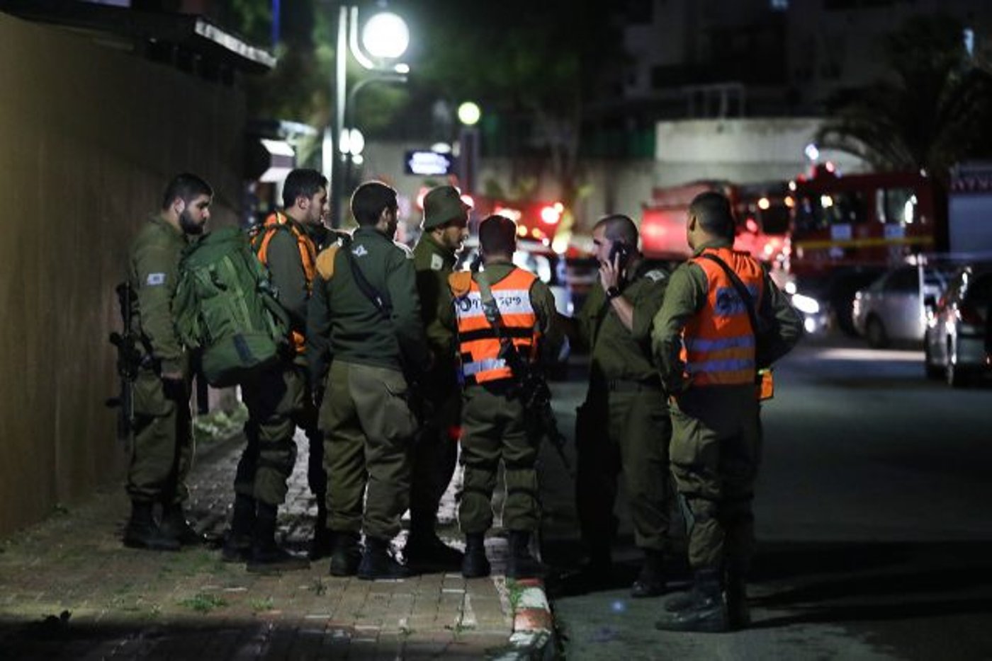 כוחות הבטחון בשדרות הלילה