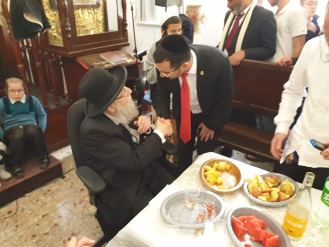 גלרייה: הקבלת פני רבו עם רבה של ירושלים