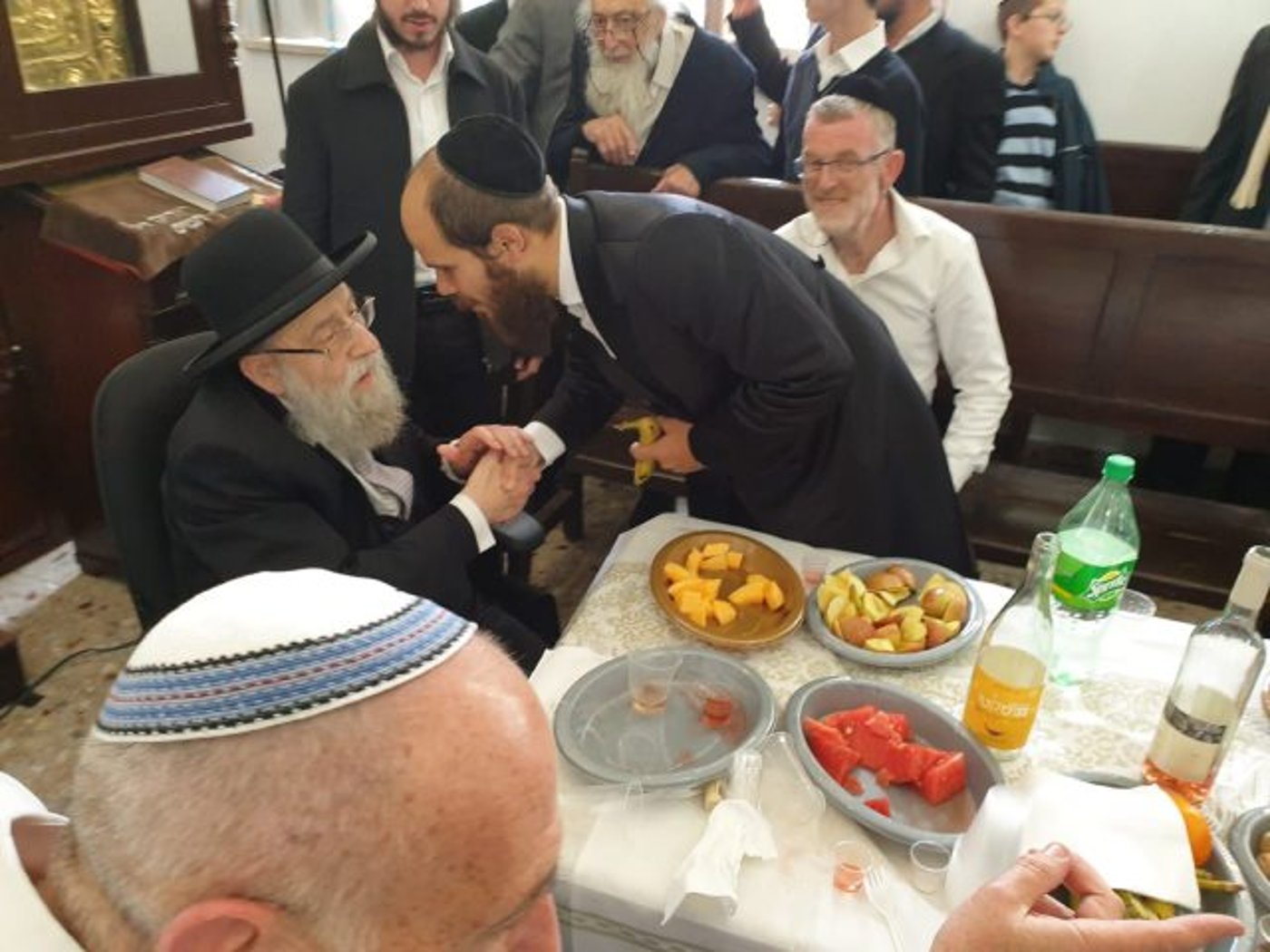 גלרייה: הקבלת פני רבו עם רבה של ירושלים