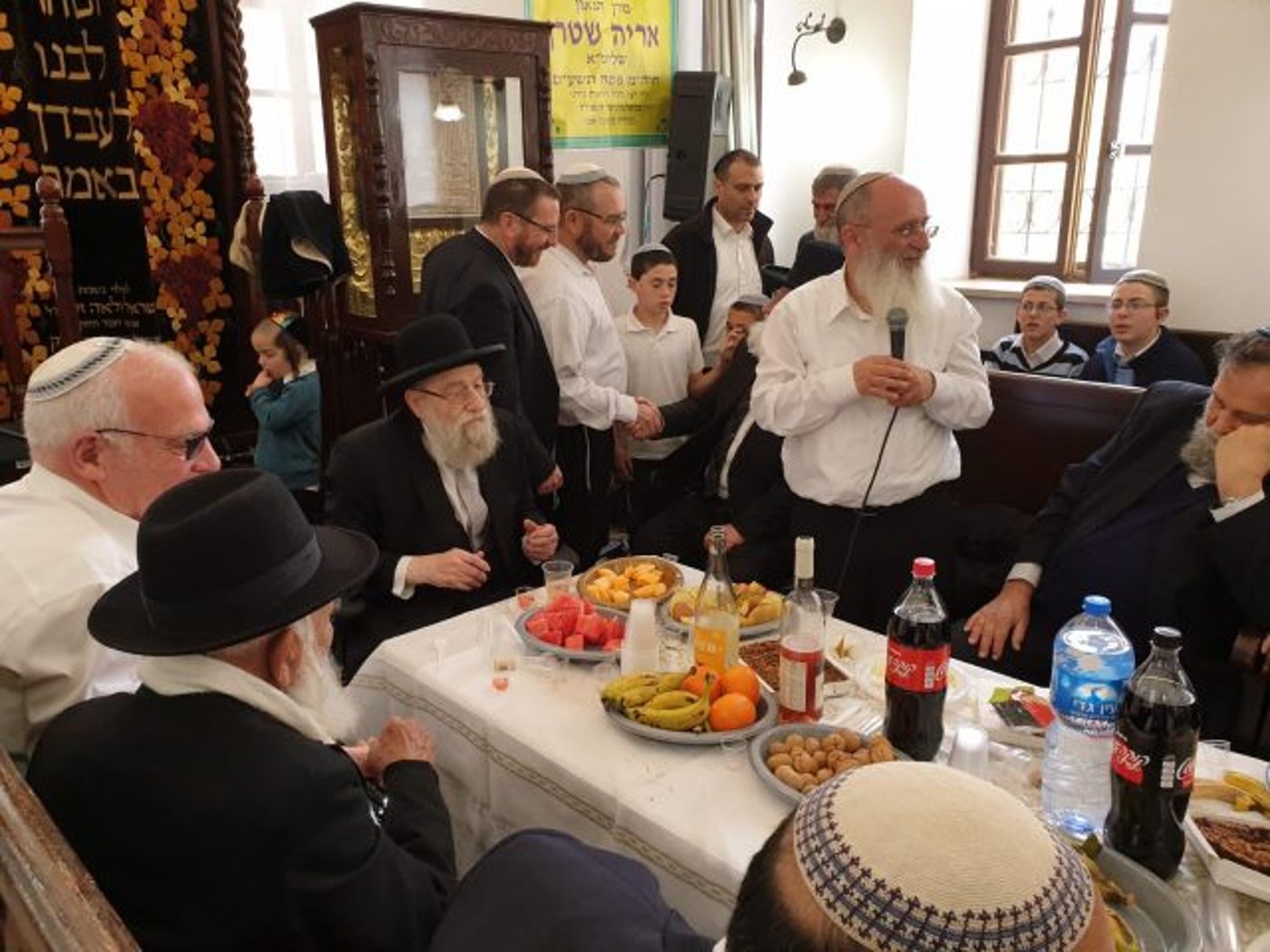 גלרייה: הקבלת פני רבו עם רבה של ירושלים