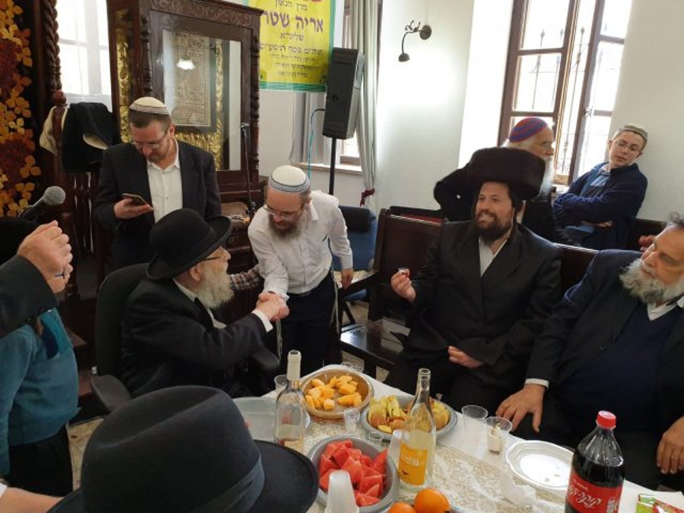גלרייה: הקבלת פני רבו עם רבה של ירושלים