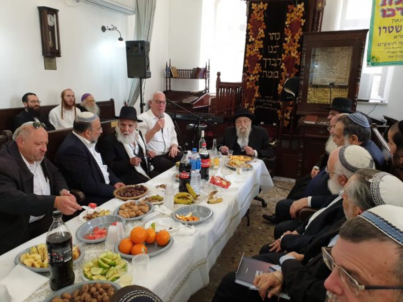 גלרייה: הקבלת פני רבו עם רבה של ירושלים