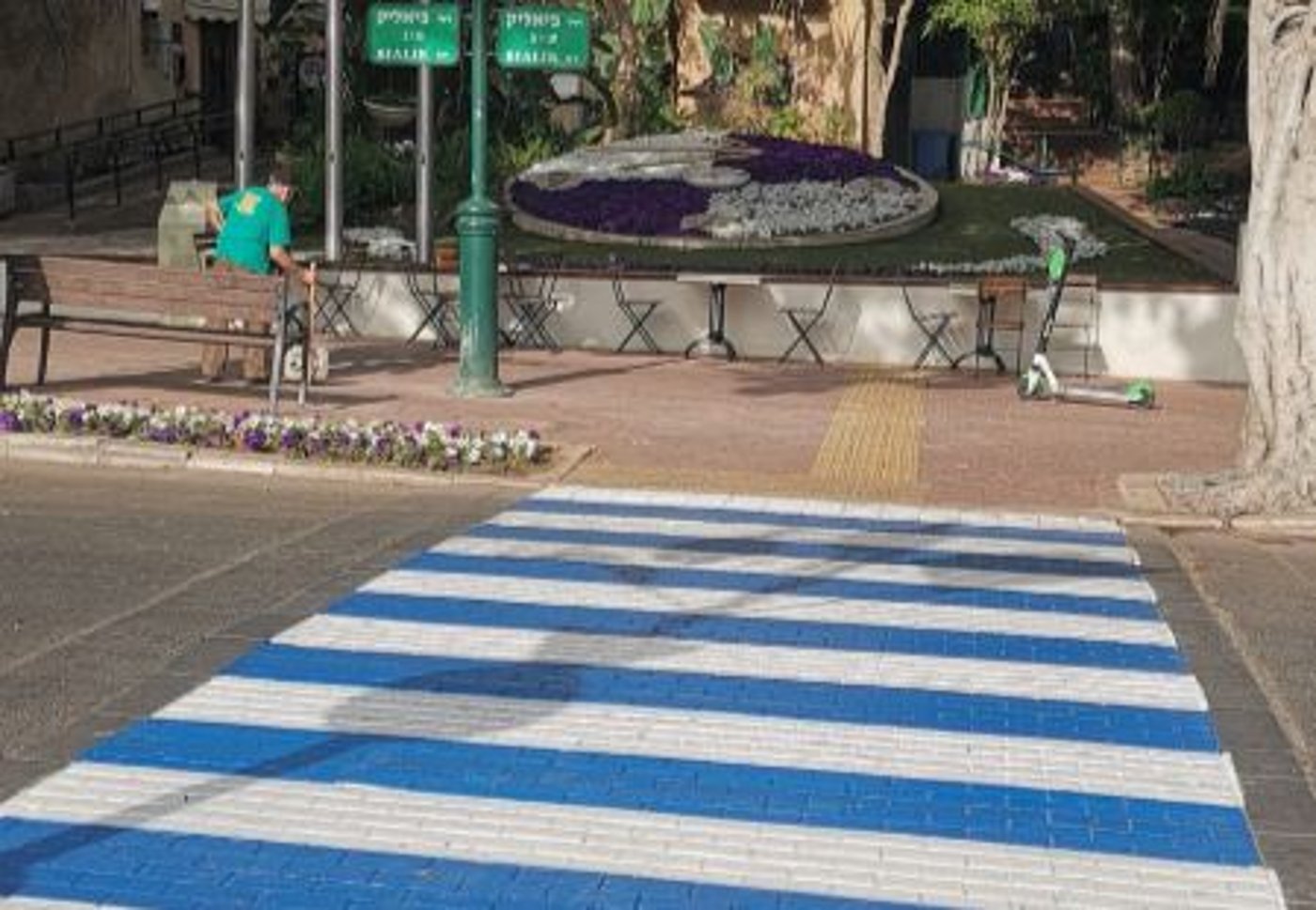 מדליק: כך נראים מעברי החציה ברמת גן