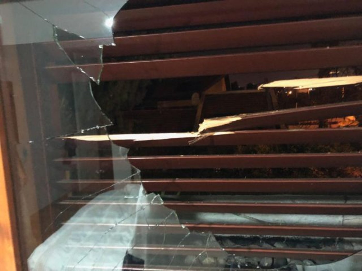 הותר לפרסום: טיל נחת בחצר ביתו של אבי דיכטר