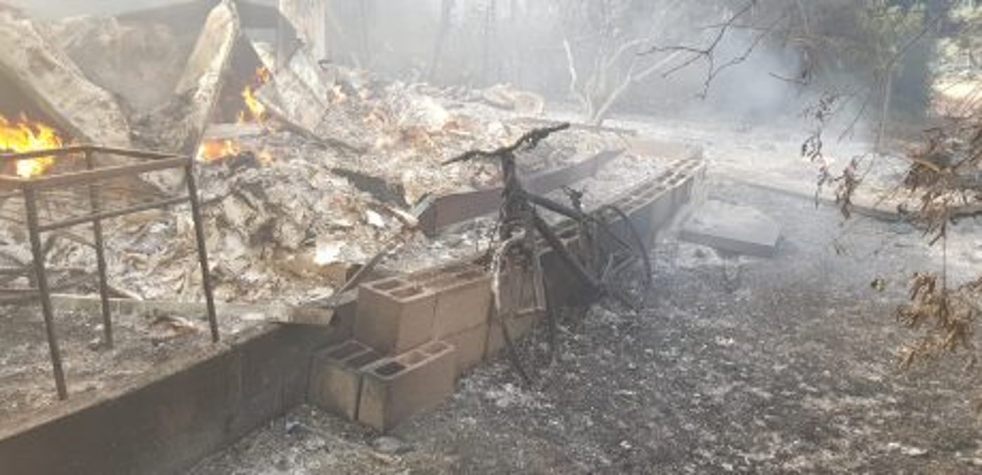 השריפה במבוא מודיעים: "כמעט כל היישוב הוחרב"