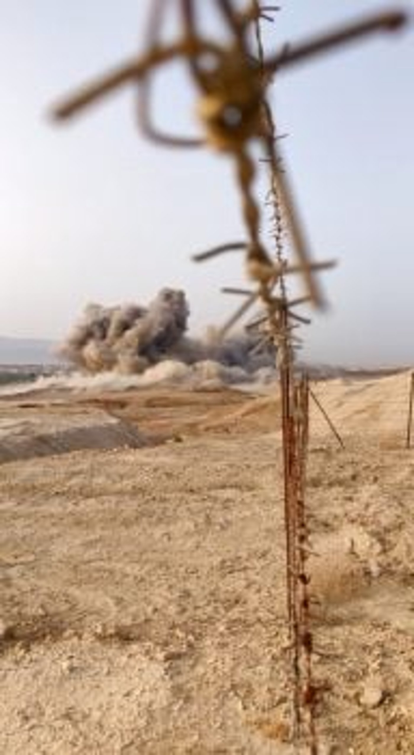 900 מוקשים ב-3 שניות: כך פוצץ שדה מוקשים בבקעה
