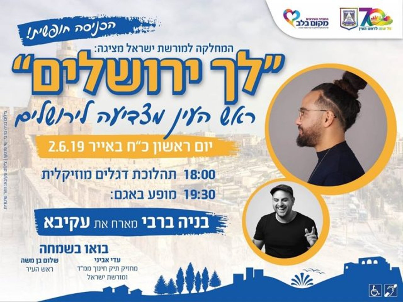צאו לחגוג: אירועי יום ירושלים תשע"ט