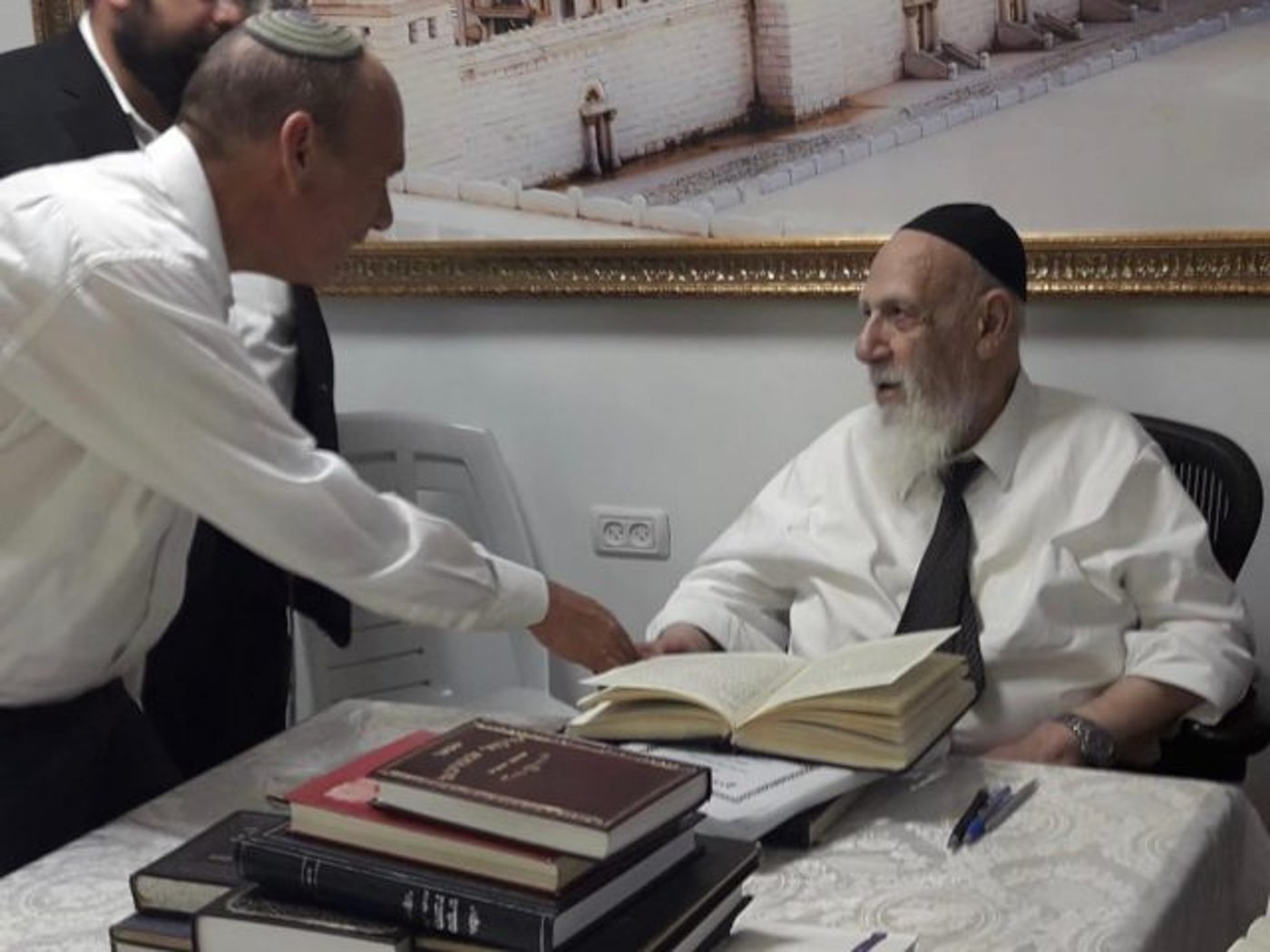 מבקר המדינה נפגש עם ראש מועצת חכמי התורה