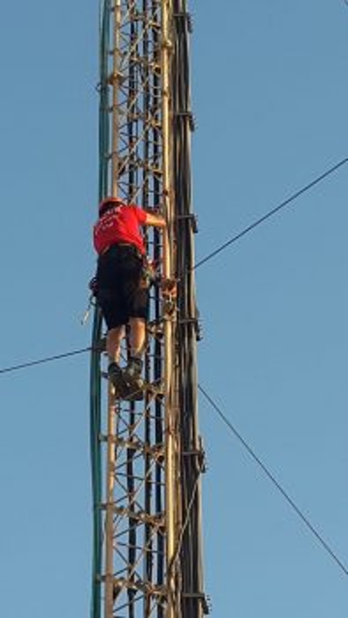 כך חולצה חתולה שנתקעה באנטנה גובה 45 מ'