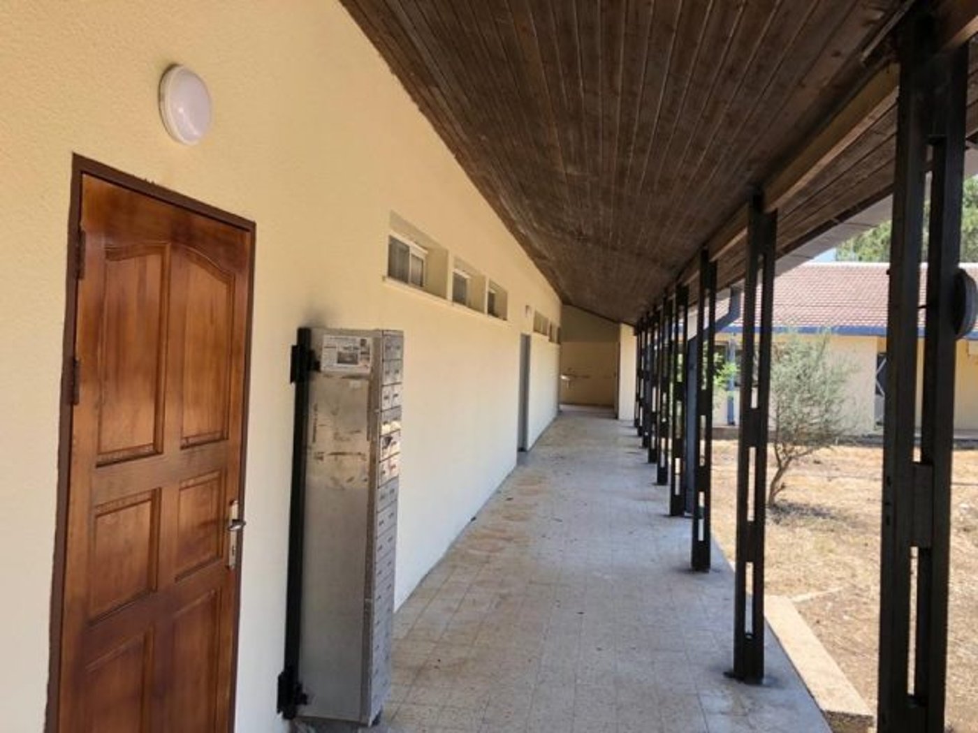 שורת המבנים המשופצים (קרדיט: החטיבה להתיישבות)