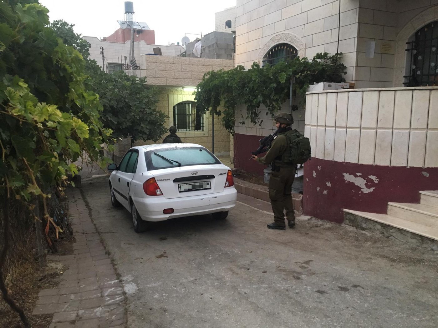 הרכב ששימש את המחבלים (קרדיט: דובר צה"ל)