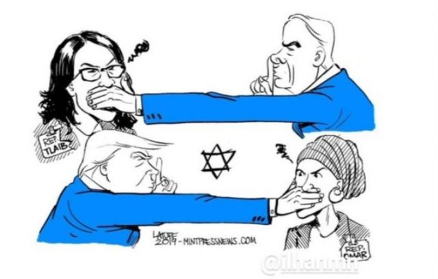 הקריקטורה שחברות הקונגרס שיתפו