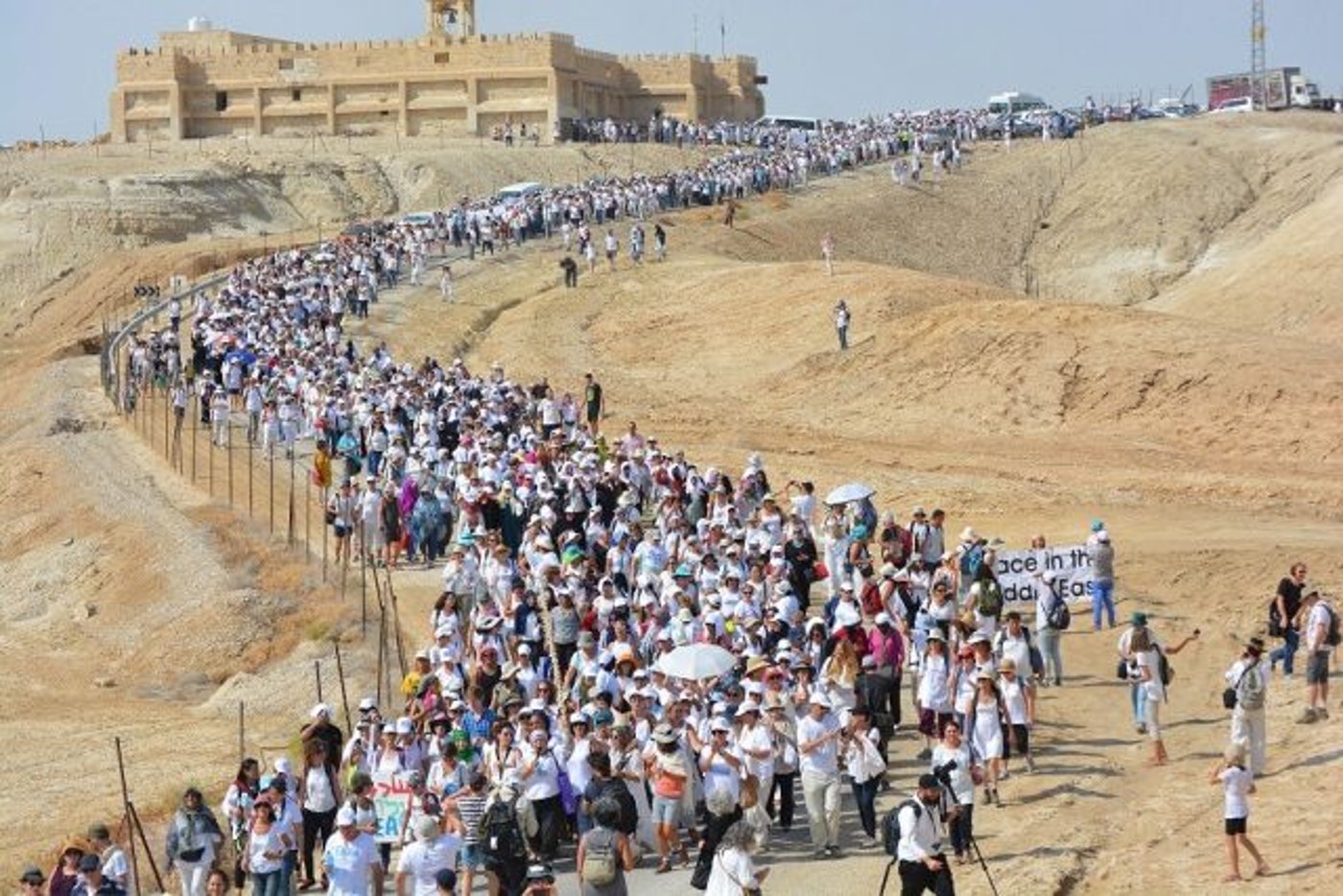 מסע התקווה משנה שעברה (קרדיט: נשים עושות שלום)