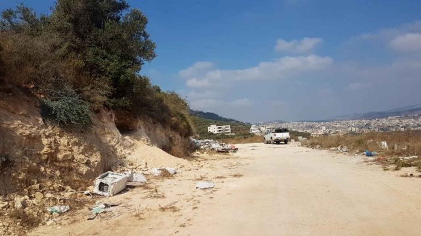 המקום בו נמצאו הכלים (ניר דיסטלפלד, רשות העתיקות)