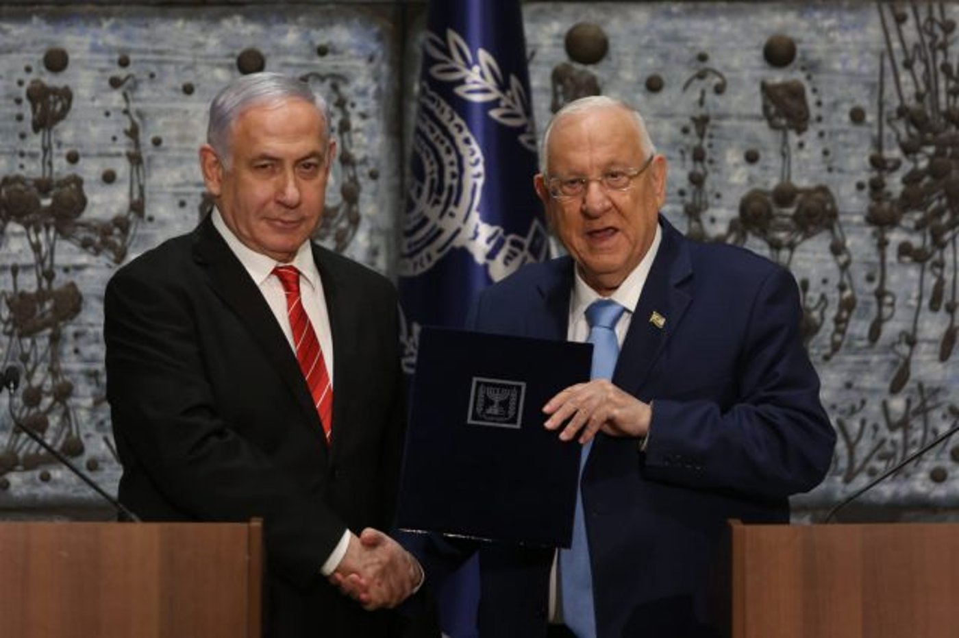 הטלת המנדט, אתמול בבית הנשיא