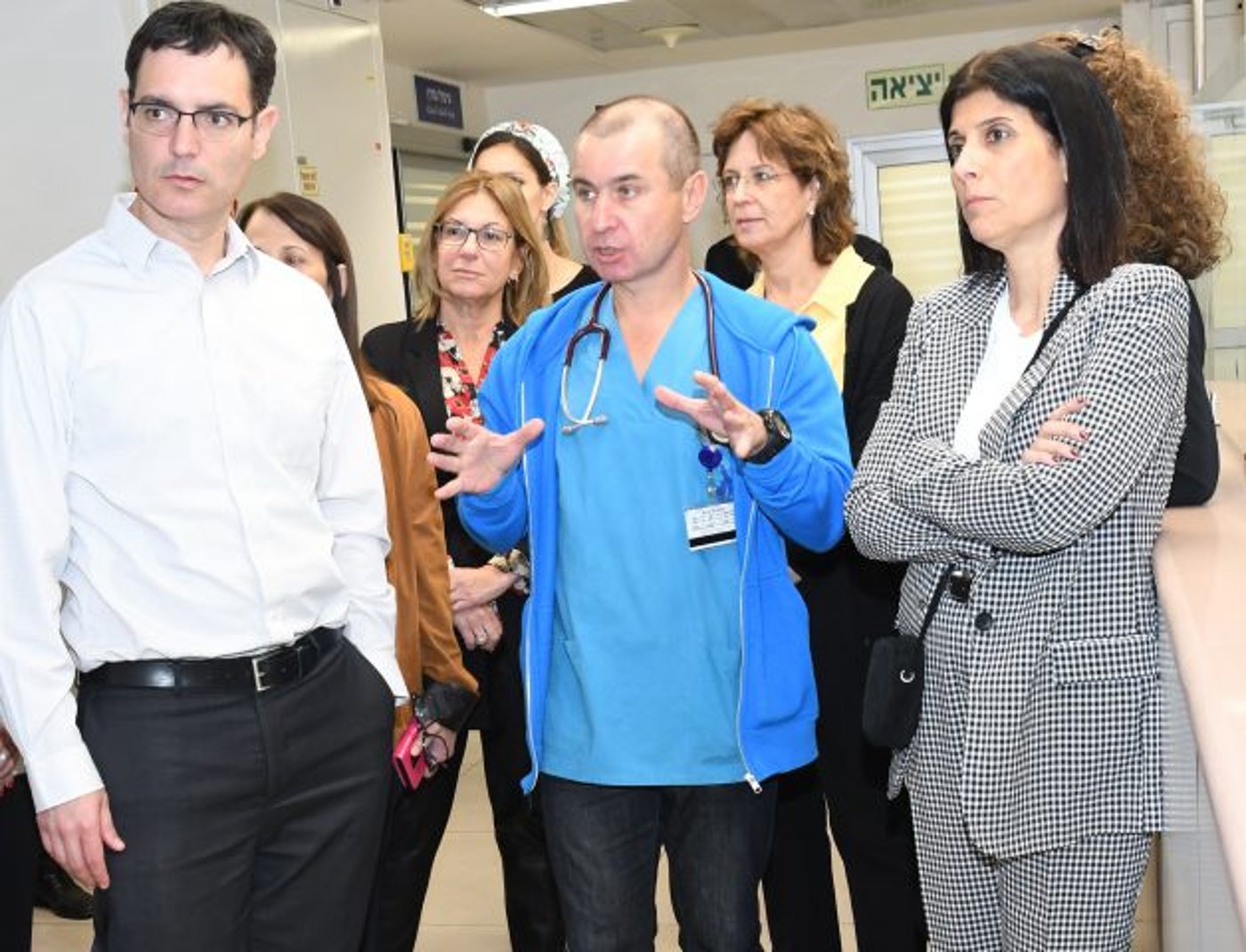 מימין – ד'ר אורלי וינשטיין-ד'ר אנדרי שופן ומשה בר סימן טוב –