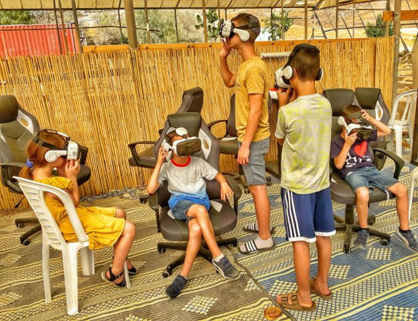 מציאות מדומה במרכז המבקרים.