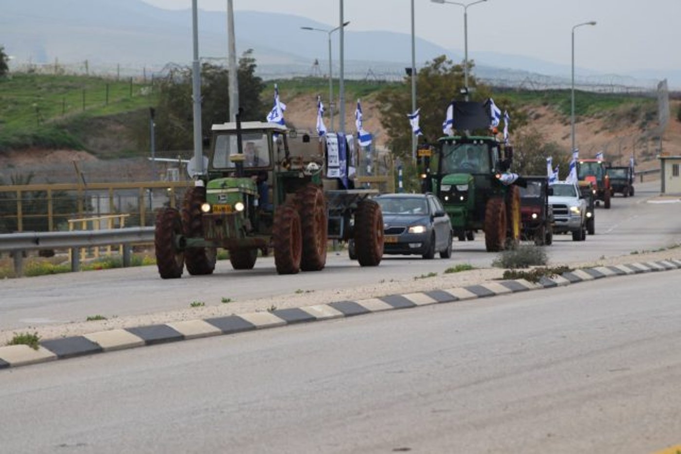 מחאת הטרקטורים בבקעה: "תביא את החלת הריבונות"