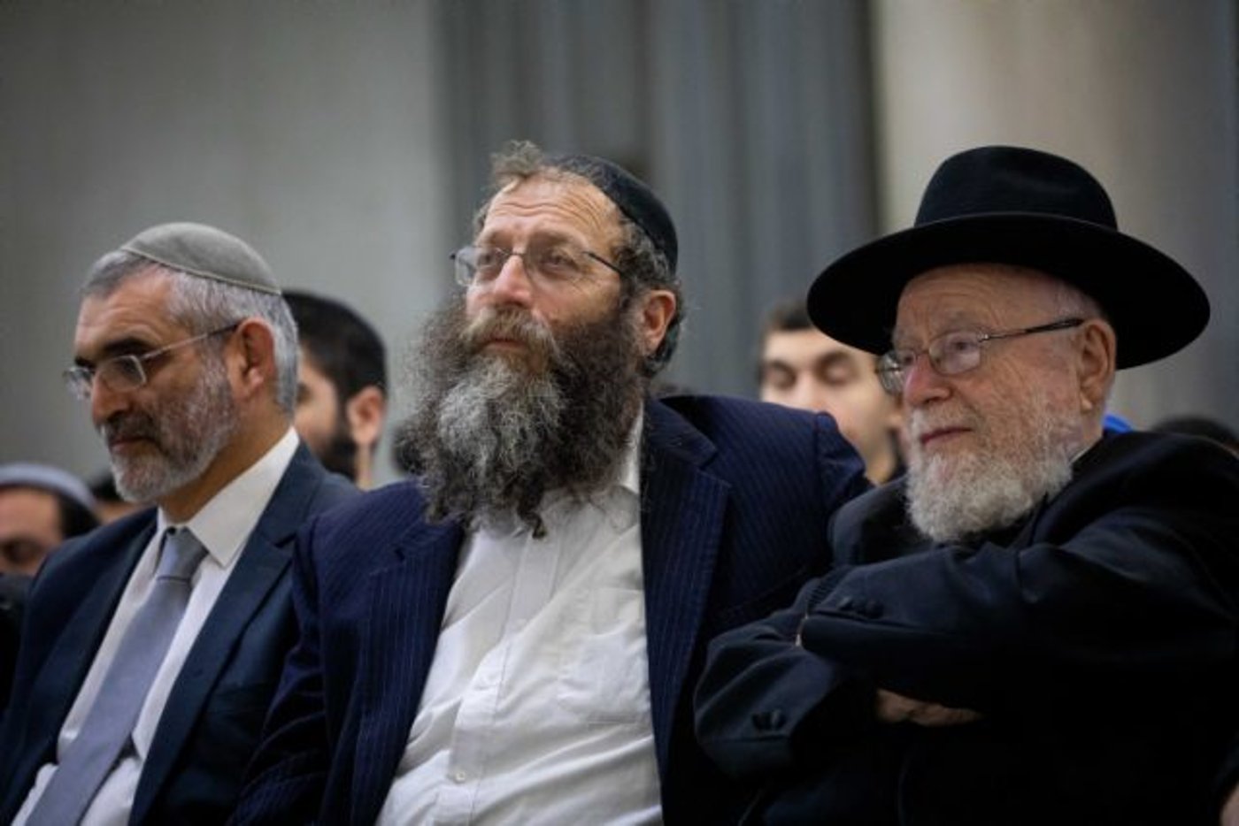 עם חברי 'עוצמה יהודית' מיכאל בן ארי וברוך מרזל