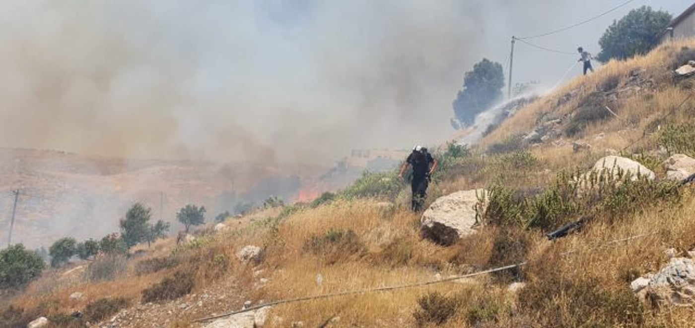 הושגה שליטה על האש; התושבים לא יעשו שבת ביישוב