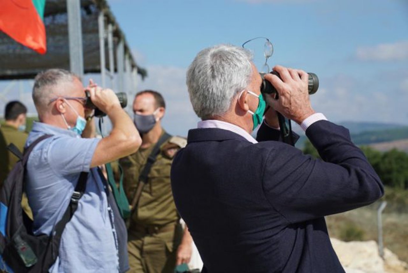 כוחות צבא ושגרירים מרחבי העולם סיירו במנהרת טרור
