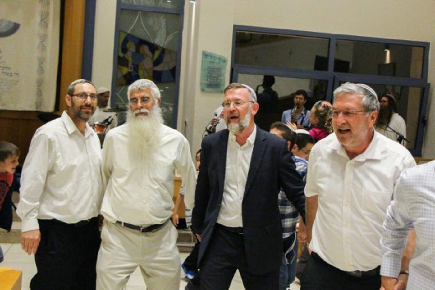 שמחת בית השואבה בשנה שעברה