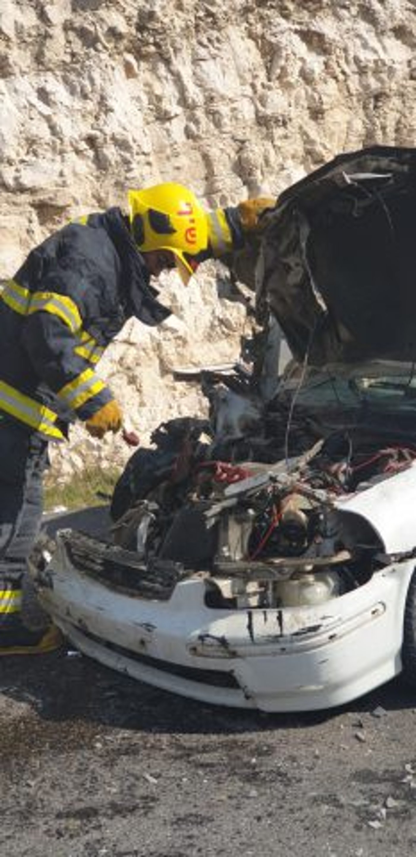 תאונת דרכים קשה ליד יצהר; בן 20 פצוע קשה
