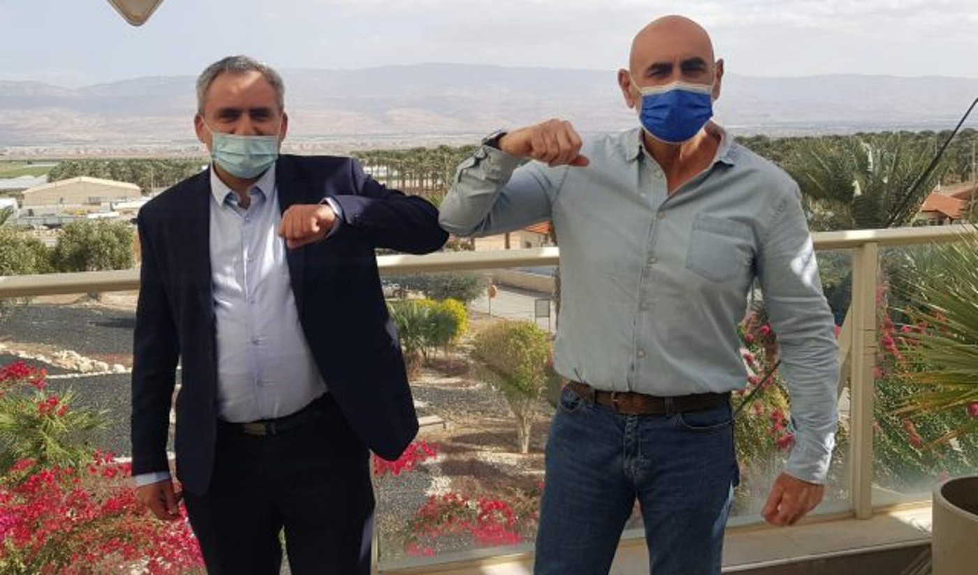 דויד אלחייני עם זאב אלקין