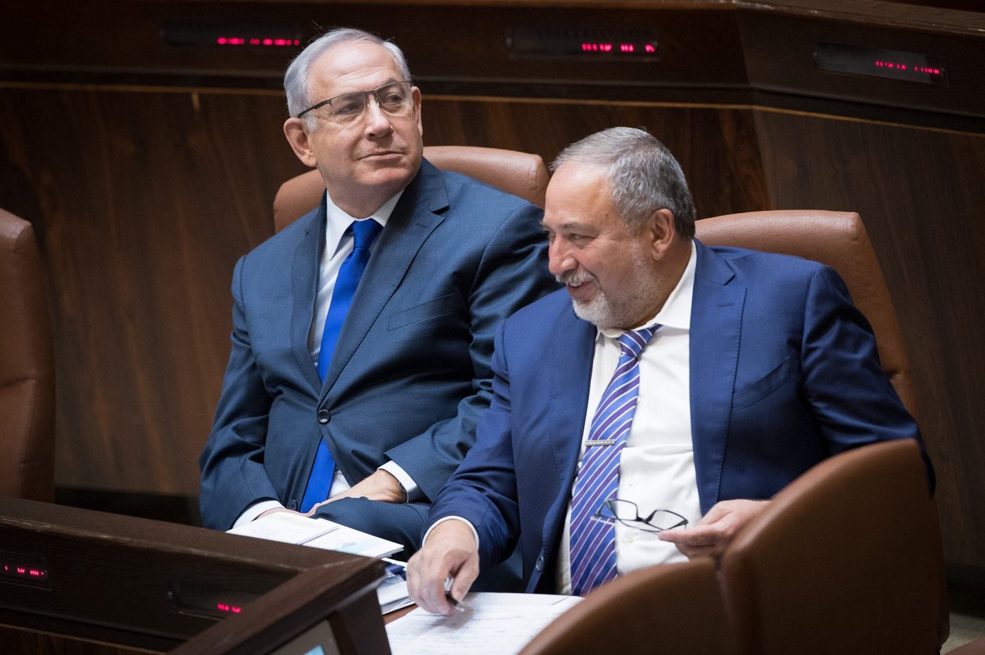 ליברמן ונתניהו, ארכיון