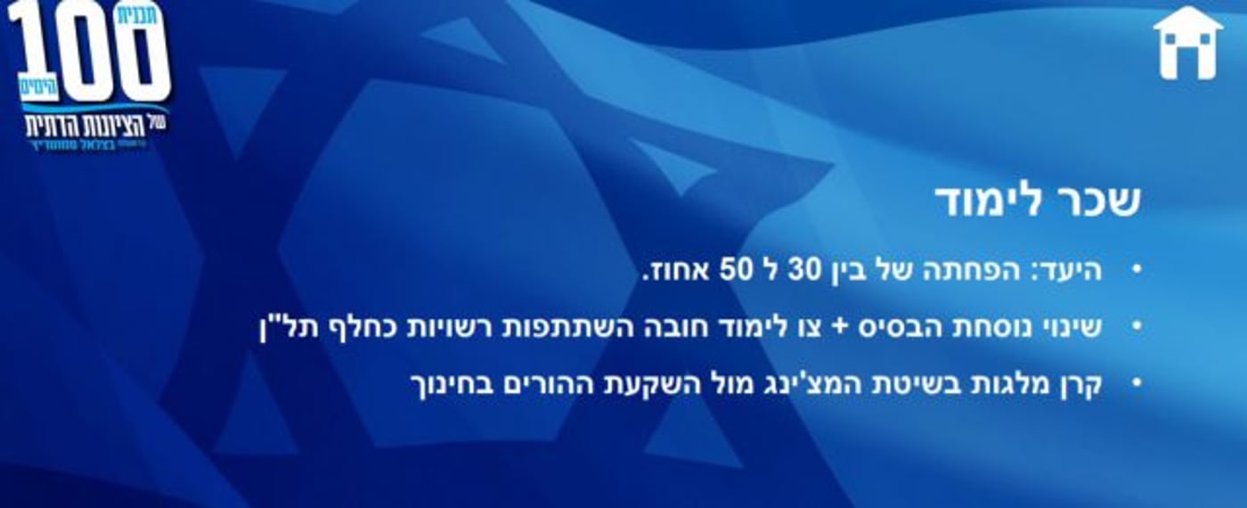 סמוטריץ': נפחית את שכ"ל בחינוך הדתי ב-30-50%