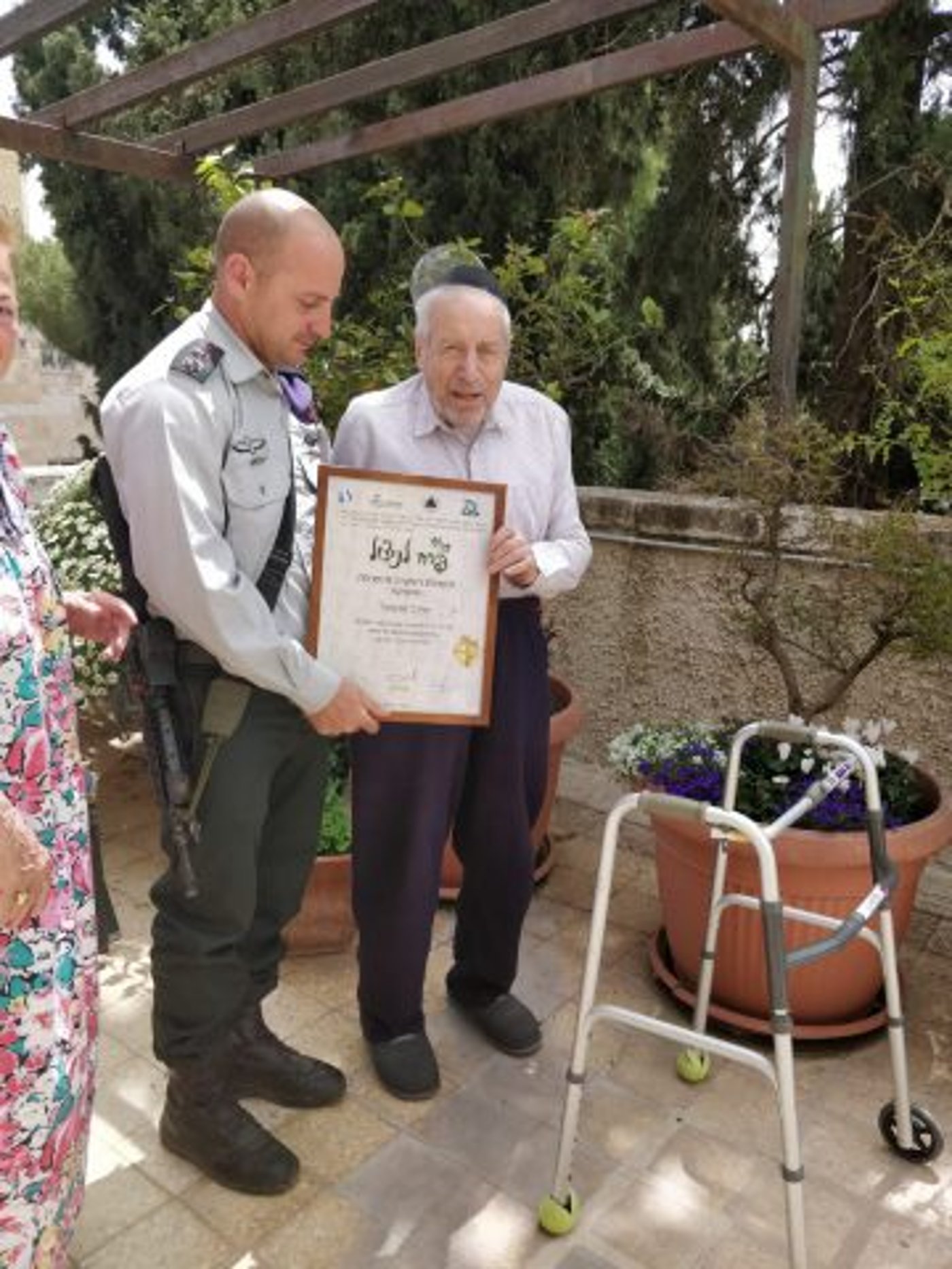מרדכי אנסבכר בשנים האחרונות (באדיבות: משפחת אנסבכר)