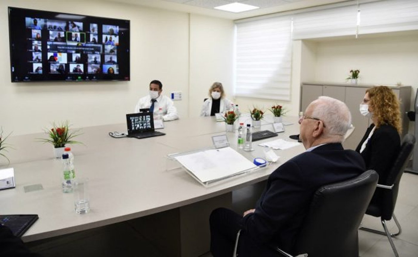 ריבלין לצוותי הרפואה: "אנו אסירי תודה לכם"