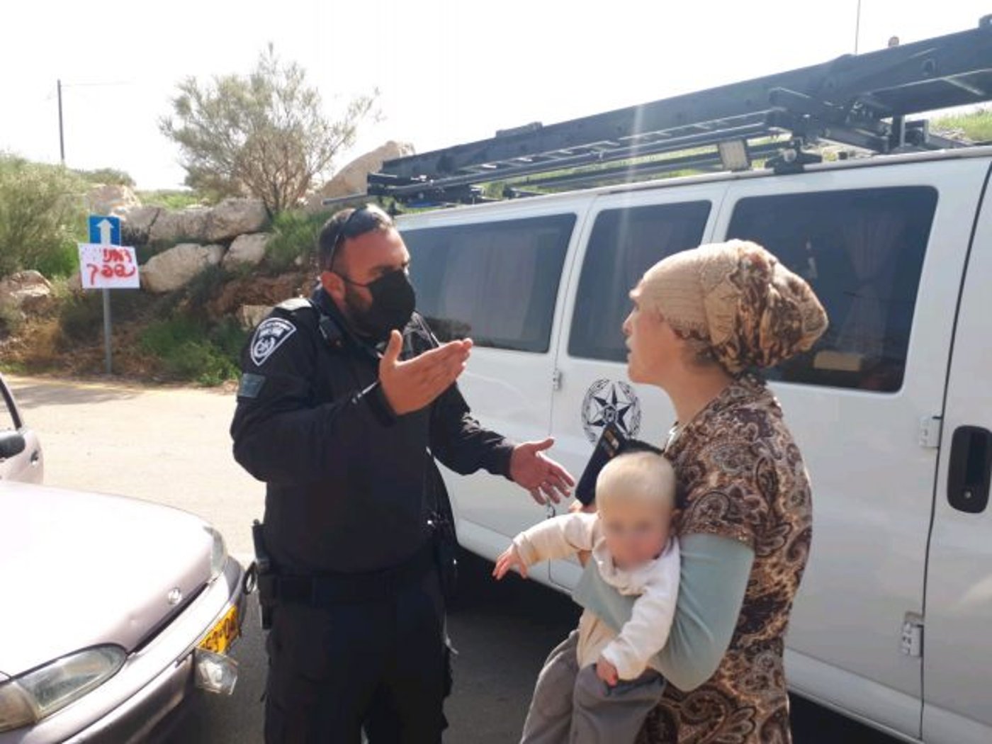 צפו | עימותים בין תושבים לשוטרים מול ימ"ר ש"י