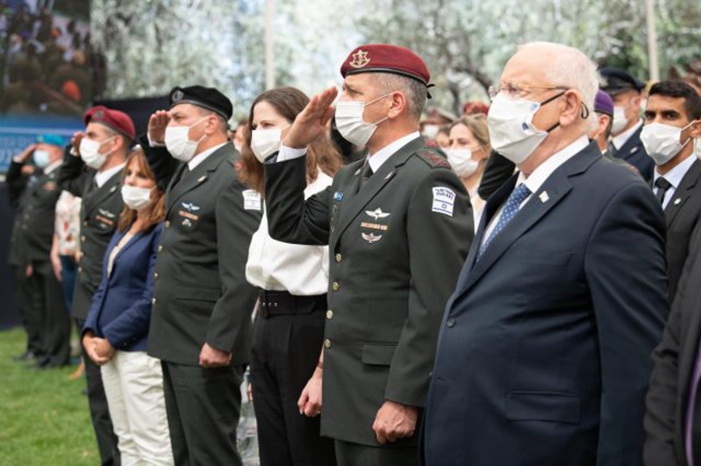 כל הקצינים והחיילים מצטייני הנשיא תשפ"א