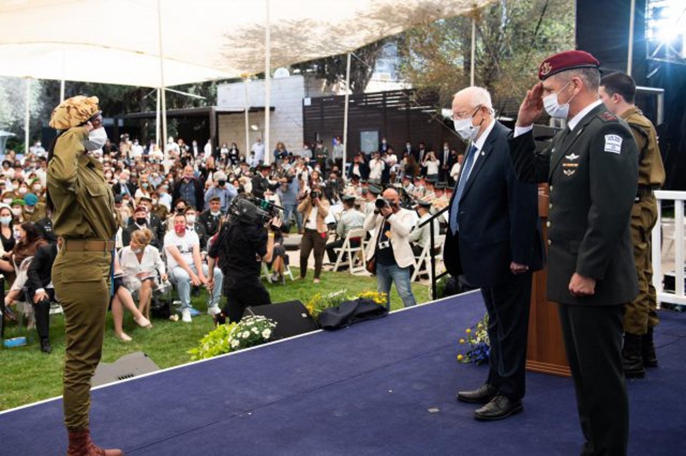 כל הקצינים והחיילים מצטייני הנשיא תשפ"א