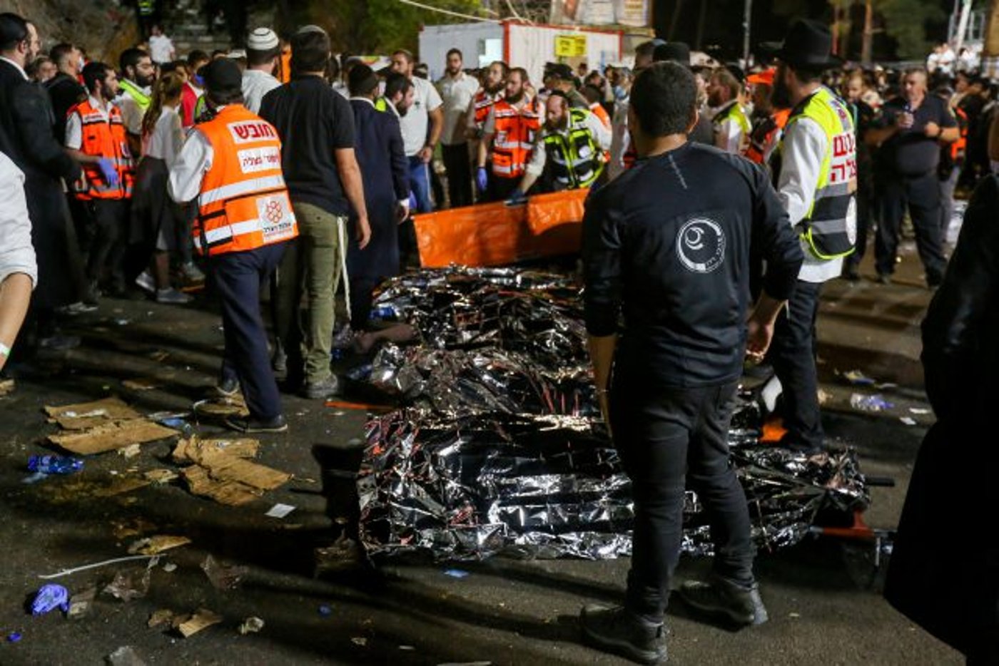 החגיגה התחלפה בעצב: תיעוד האסון הכבד במירון