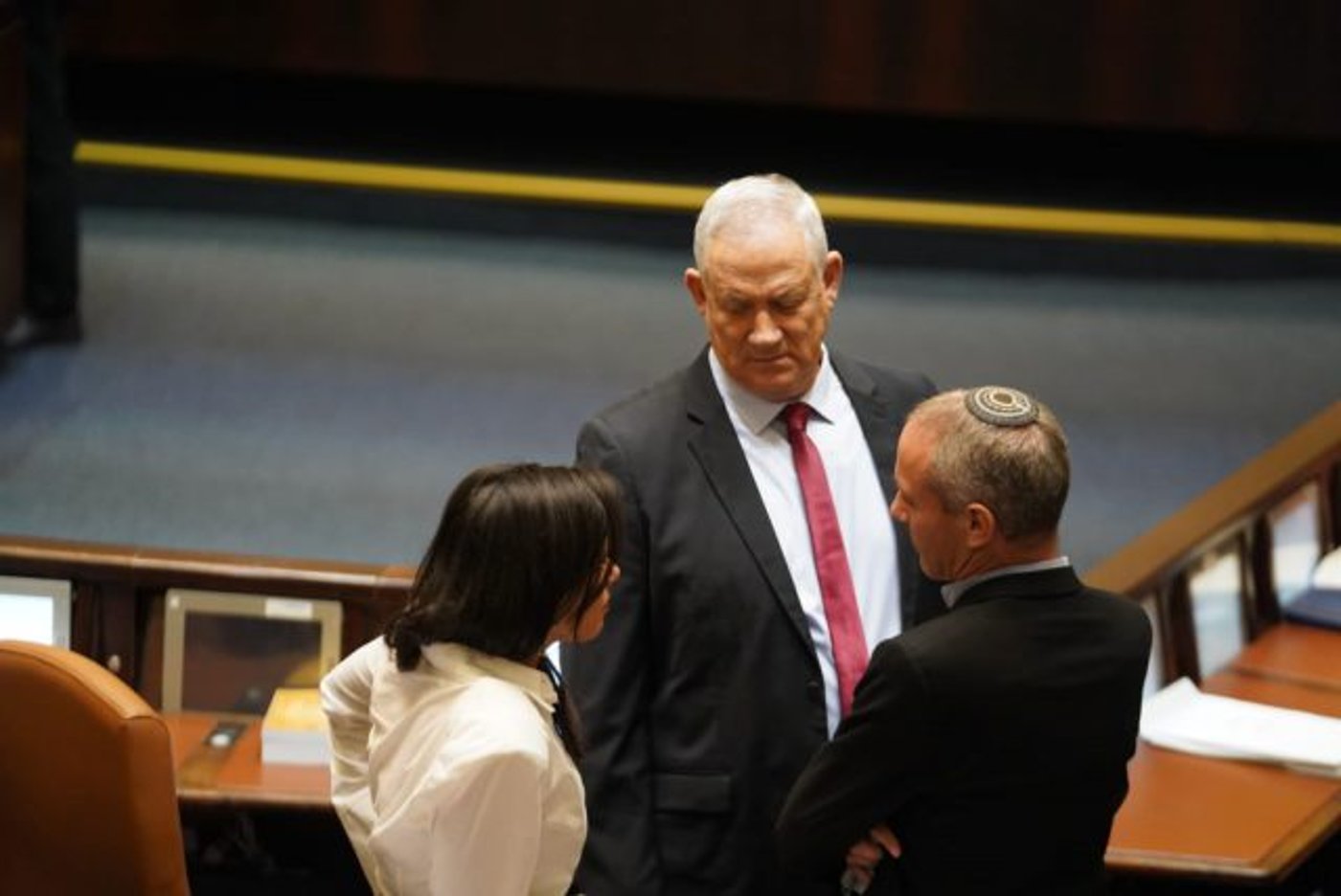 שקד, גנץ וטרופר דוברות הכנסת – דני שם טוב)
