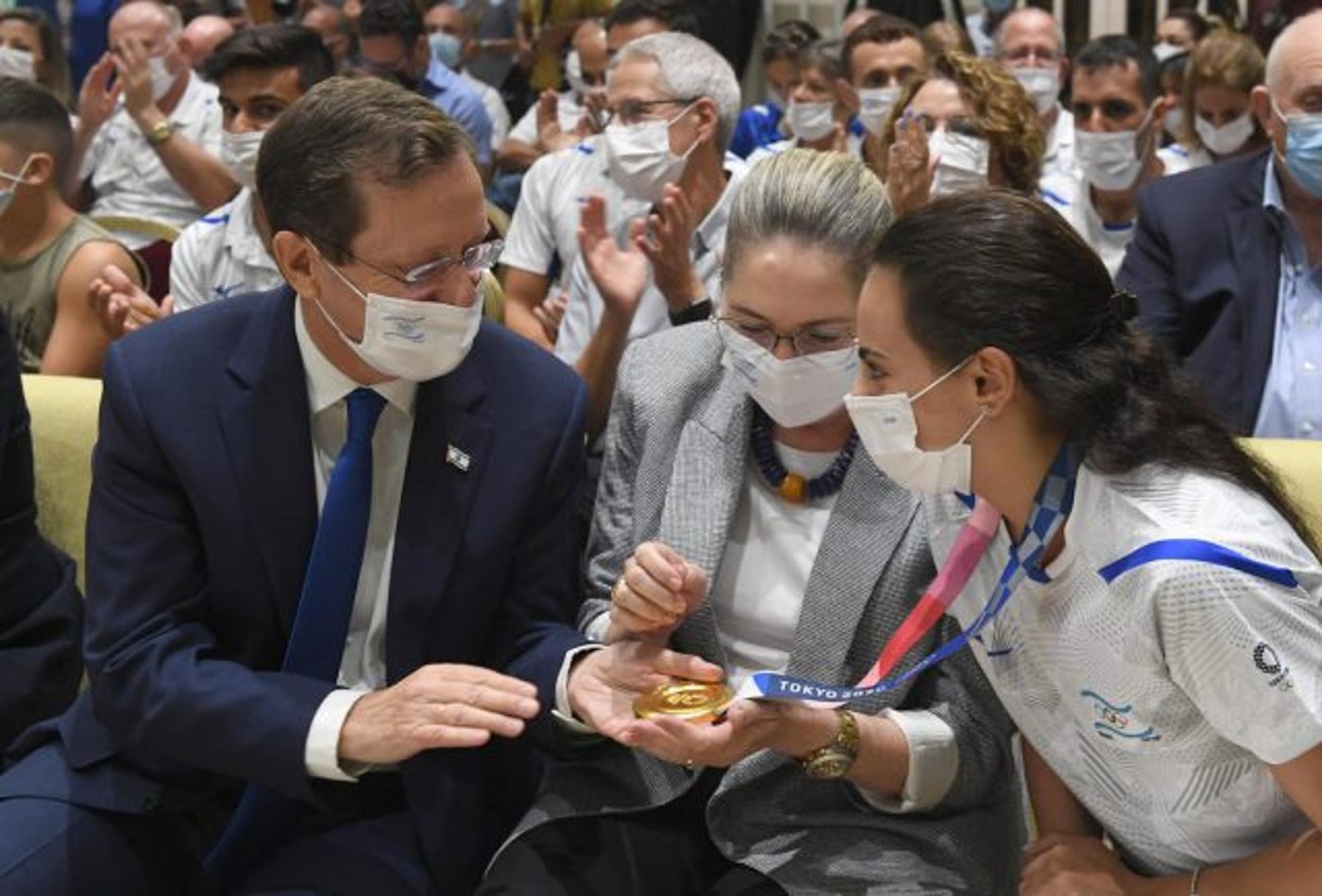 הנשיא ורה"מ אירחו את ספורטאי טוקיו באירוע מיוחד
