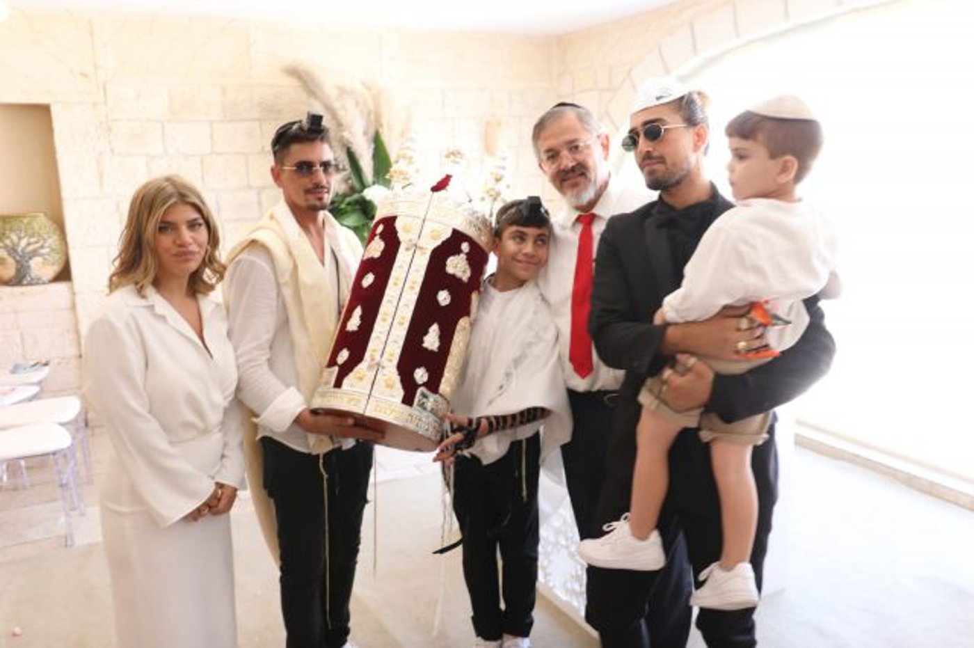 ג'קי אזולאי חגגה בכותל בר מצווה לבנה יחד עם הגרוש