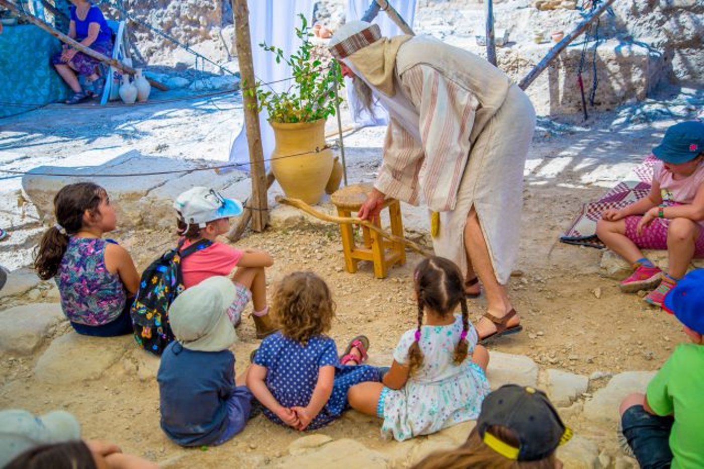 מפגש עם דמויות מהמשנה בגן לאומי ציפורי