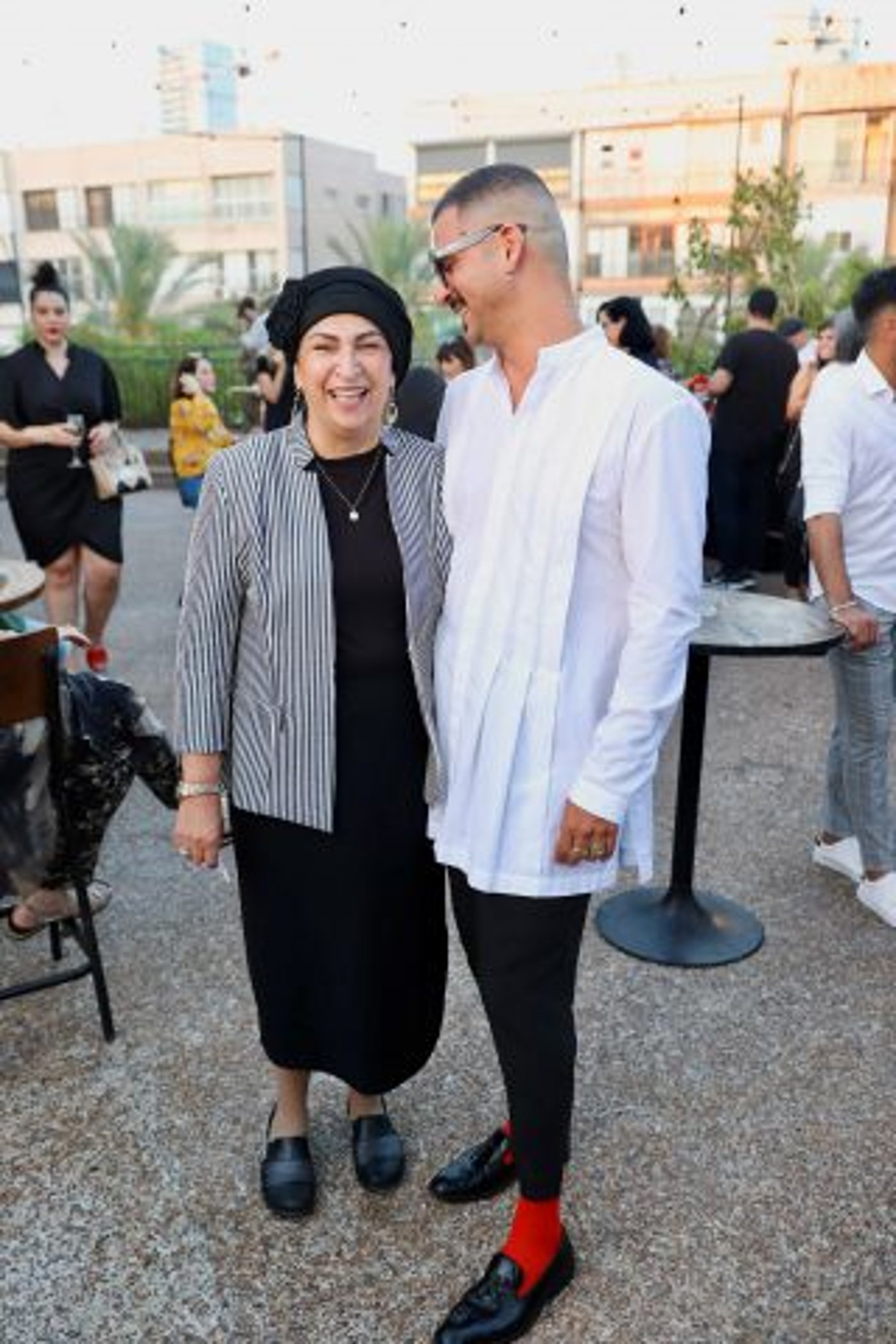 דרור קונטנטו בתצוגה לקידום המודעות לסרטן השד