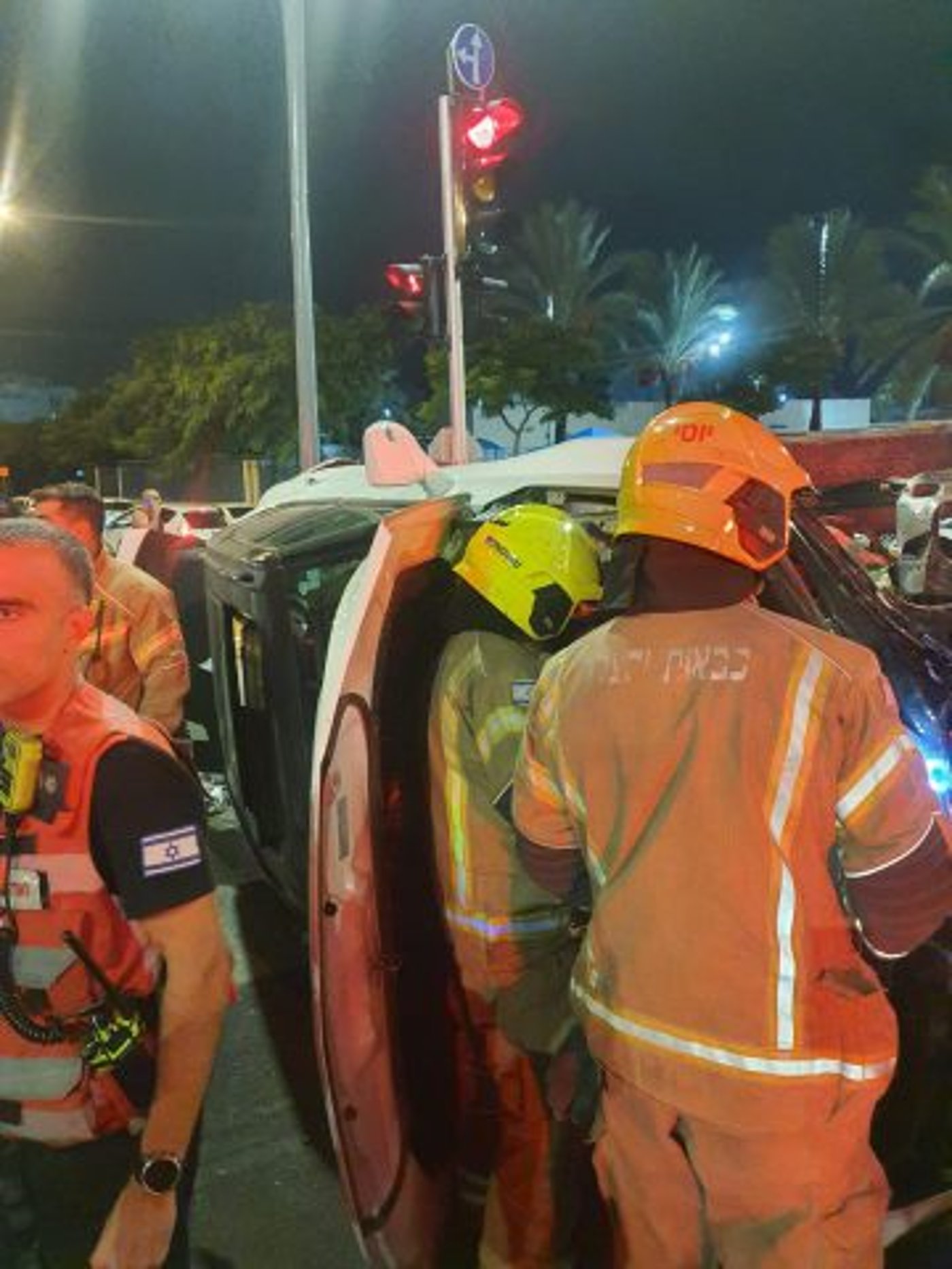 דנה לפידות ההריונית נקלעה לתאונת דרכים
