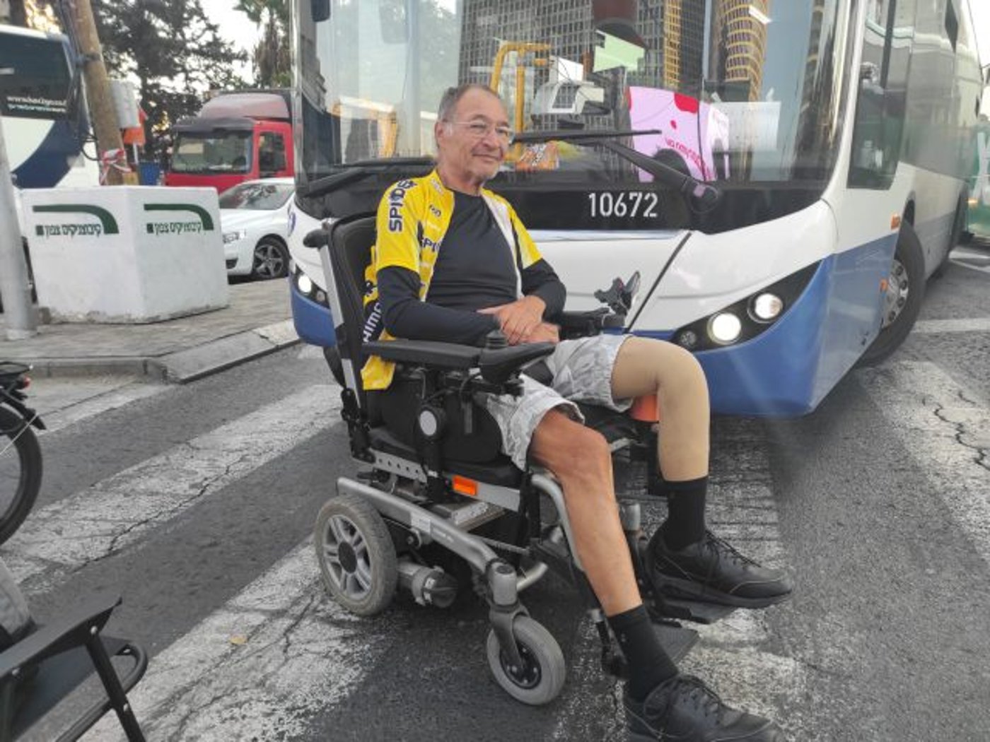 מחאת הנכים: נחסמה צומת קפלן-עזריאלי בתל אביב