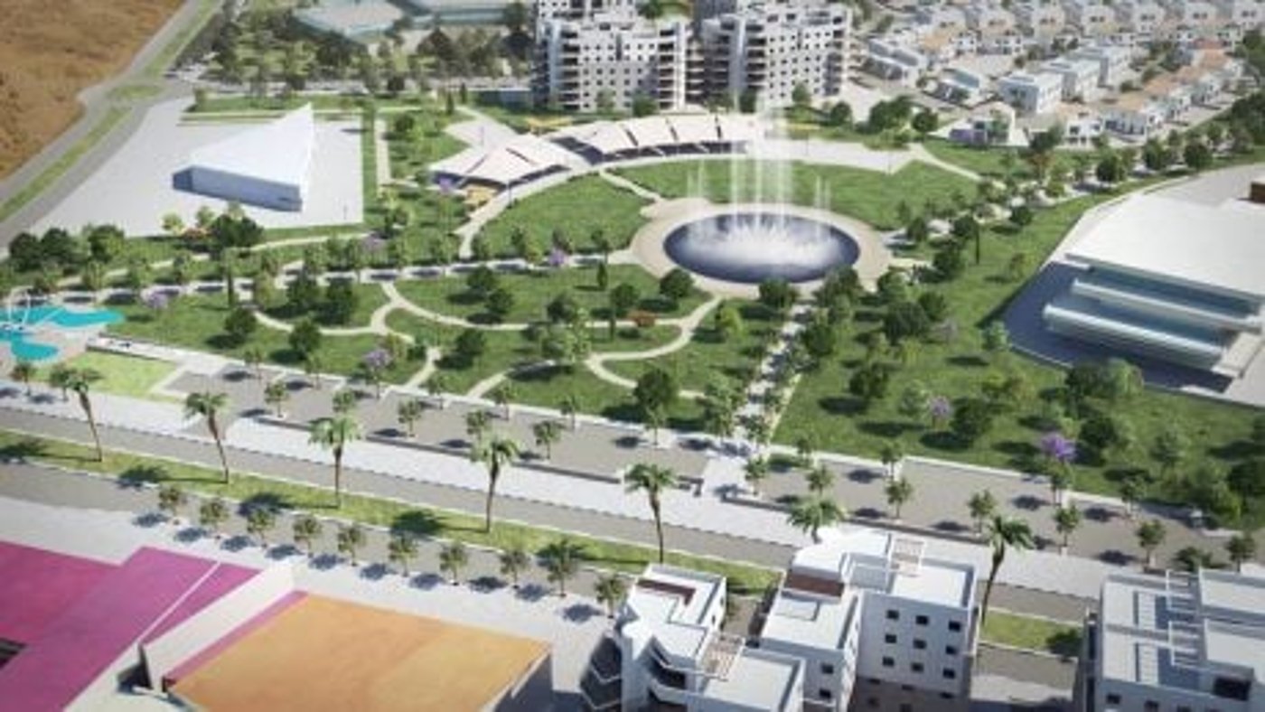הפארק המרהיב. קדריט הדמיה: אדריכל יעקב כהן