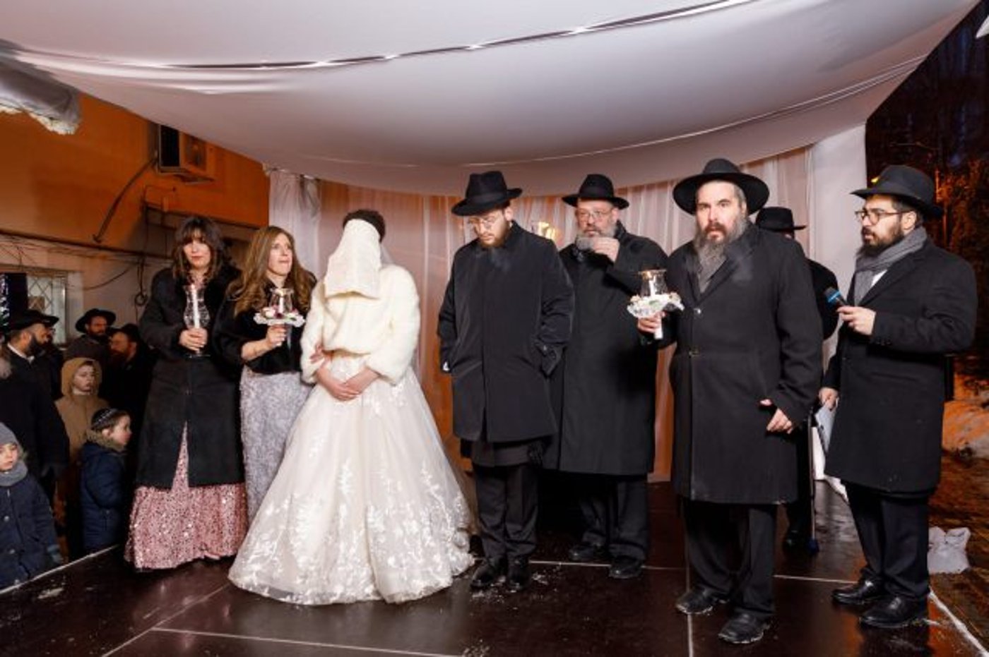 חתונה בבית חב"ד בחרקוב (קרדיט: בית חב"ד חרקוב)