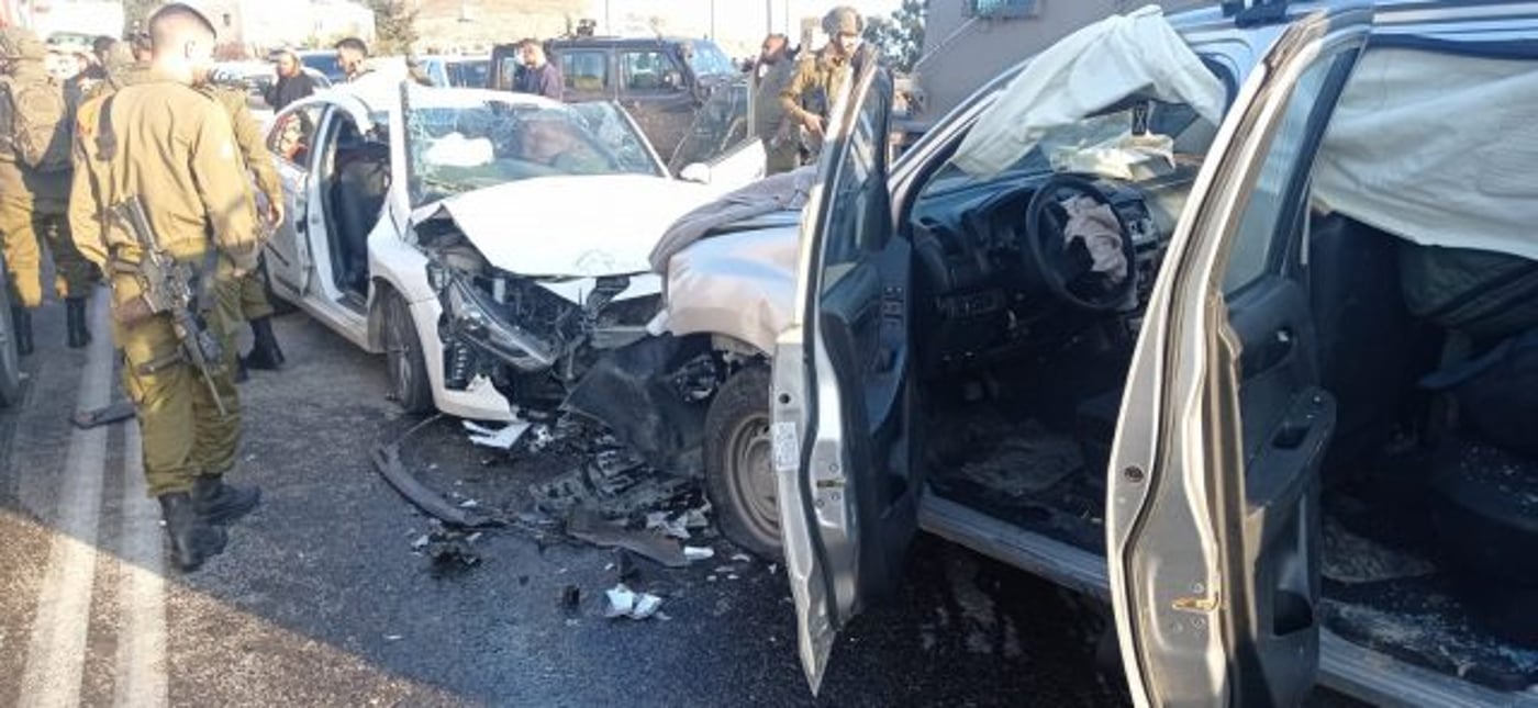 תאונה קשה בגוש עציון: 8 פצועים ולכודה שחולצה