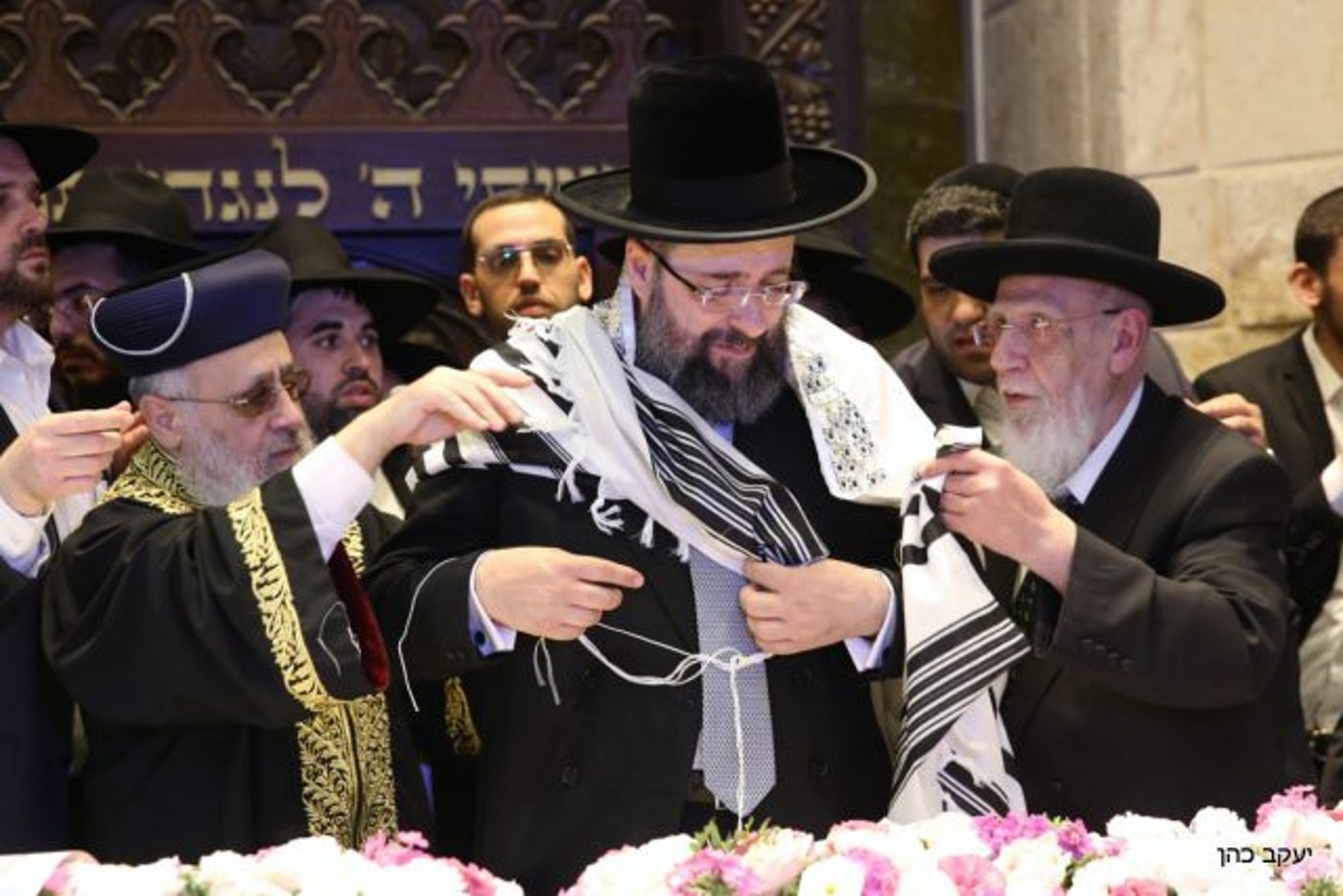 הרב בוחבוט זצ"ל בהכתרתו (יעקב כהן)